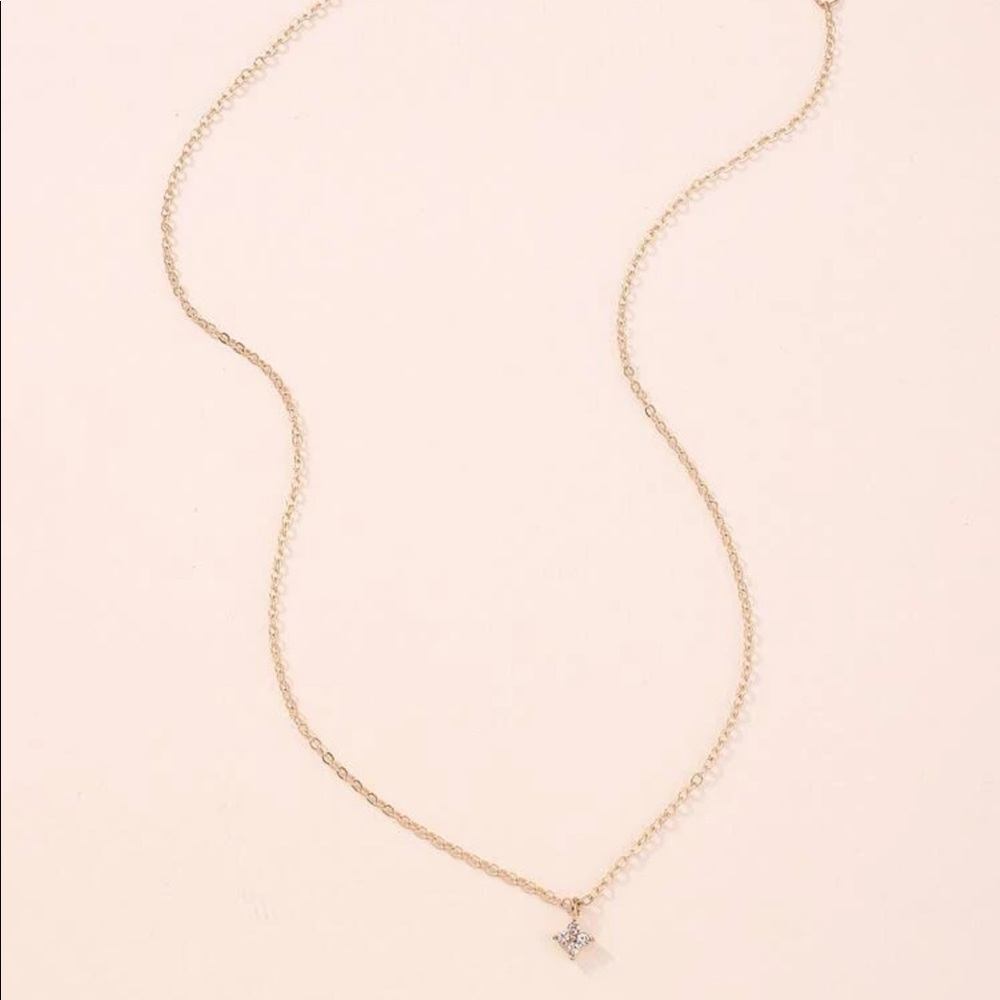 ✨Rhinestone Charm Necklace (Boutique) - Picture 6 of 8